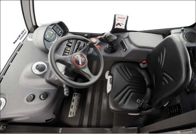 Кабина телескопического погрузчика МТ 625 Т Comfort
